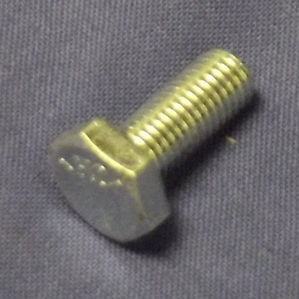 1/4 unf x 5/8 ht hex set bzp