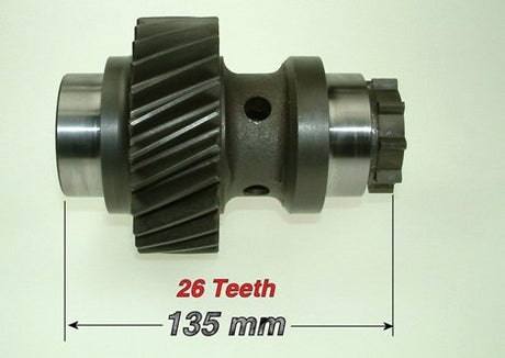 Mainshaft - Secondary Shaft - 1.4:1 - 26 teeth