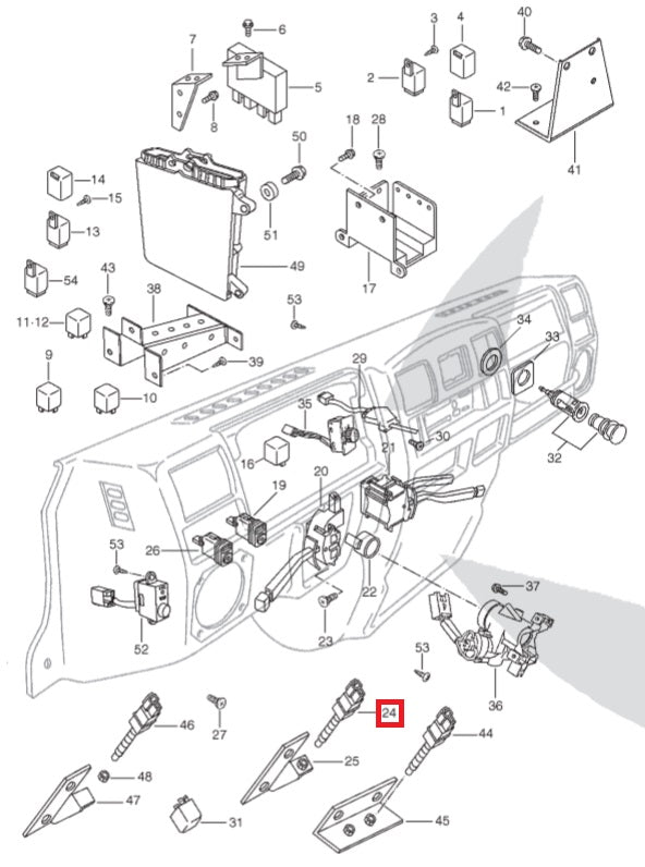 Brake Light Switch Assembly