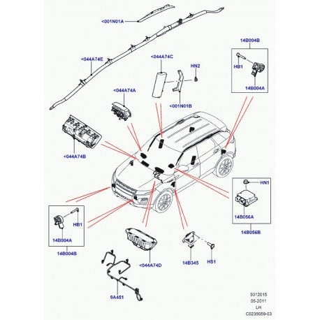 Air Bag Module - Driver Knee Protection