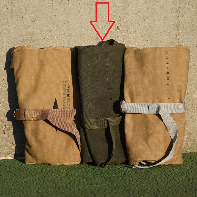 Canvas Tool Bag - Military Green Color - SEÑORBARBO