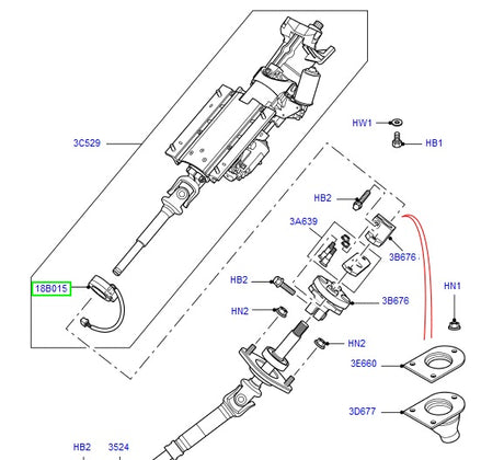 Sensor - steering ro