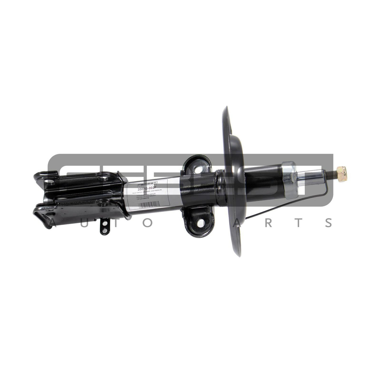 Front shock absorber, gas pressure