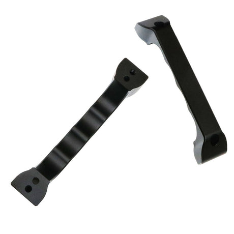 Interior  Handle - Pair - Aluminium - Black - EXMOOR TRIM