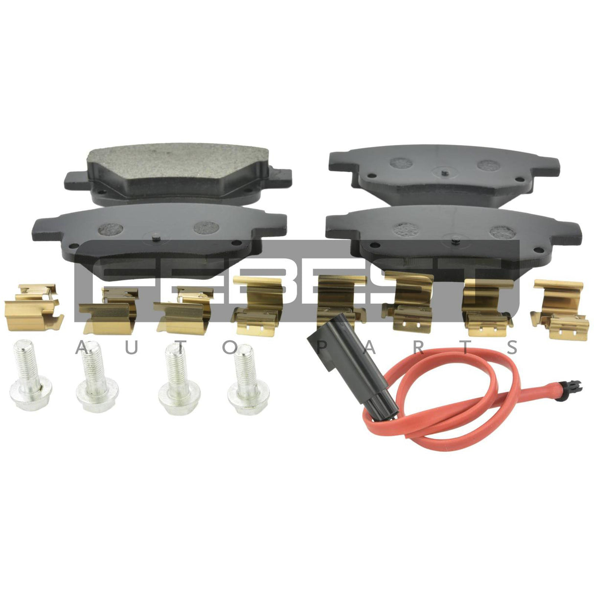 Pad kit, disc brake, rear - kit