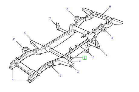 Front Radius Arm Bracket LH