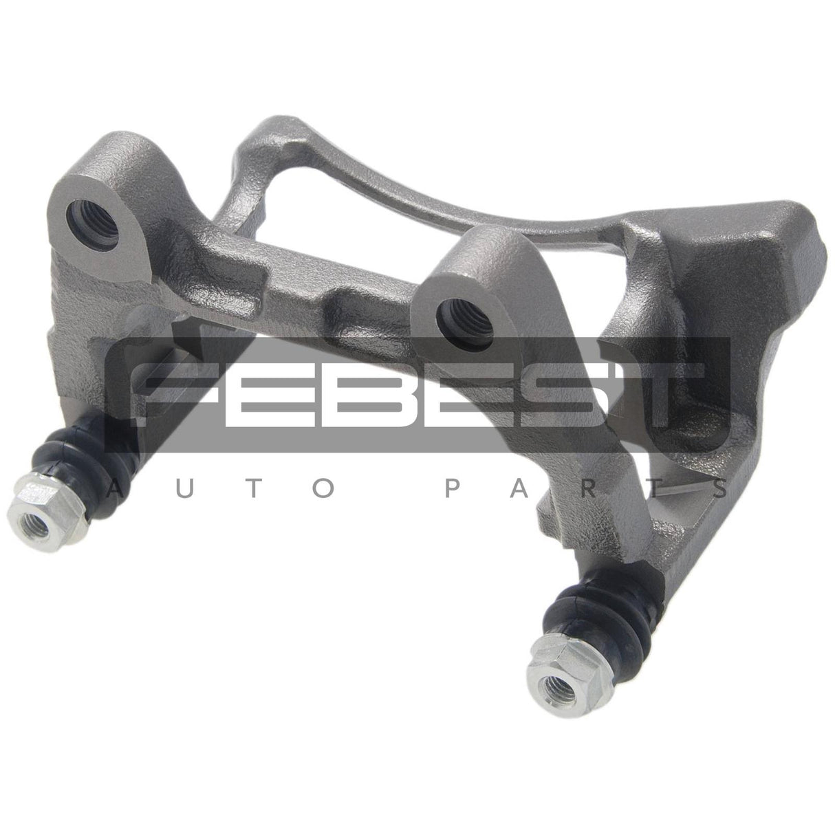 Rear brake caliper bracket carrier