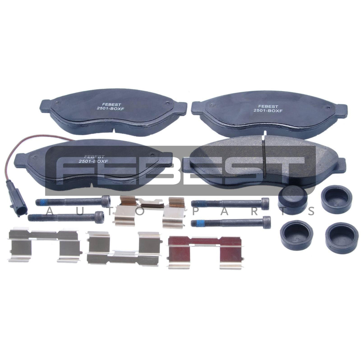 Pad kit, disc brake, front - kit