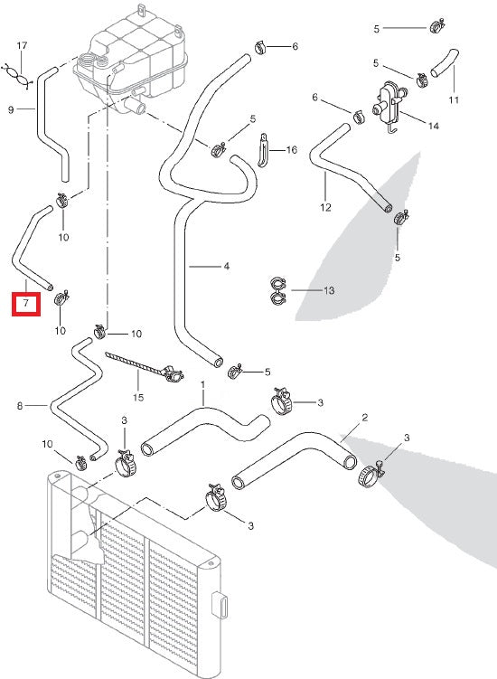 Radiator Degassing Hose