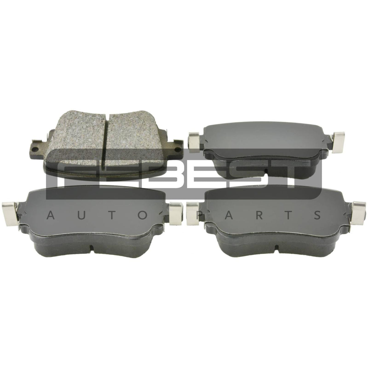 Pad kit, disc brake, rear - FEBEST