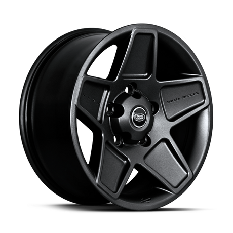 Mondial Retro Volcanic Black Alloy Wheel - 9x20" - Single Wheel ET25