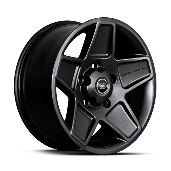 Mondial Retro Volcanic Black Alloy Wheel - 9x20" - Single Wheel ET25
