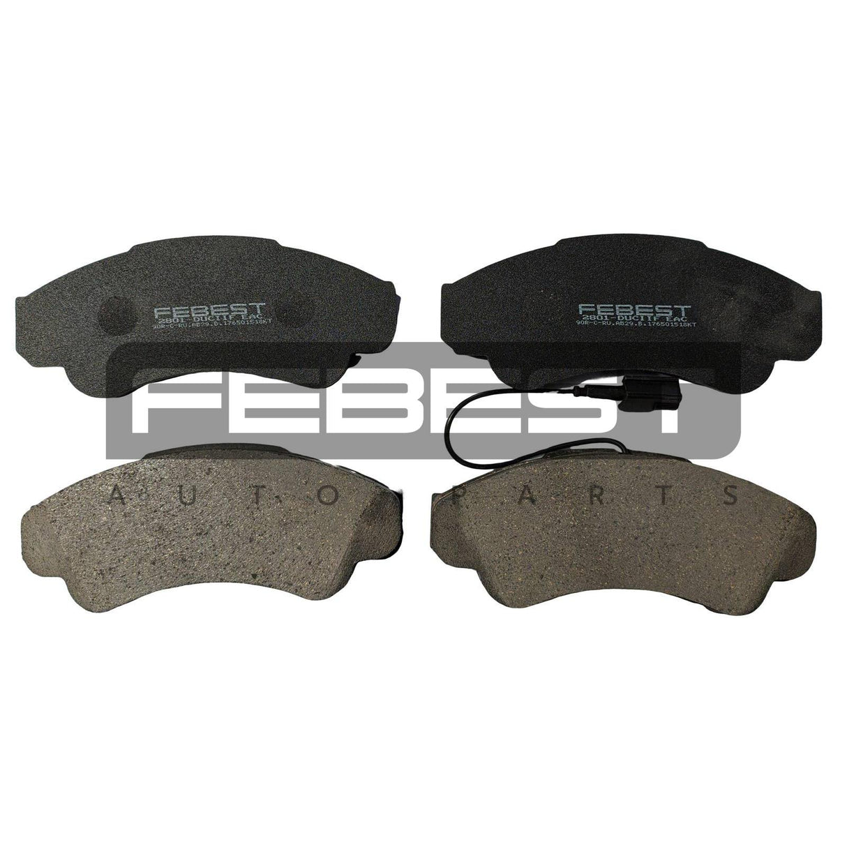 Pad kit, disc brake, front