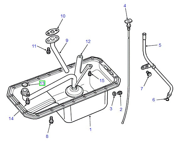 O Ring Oil Pick Up Pipe