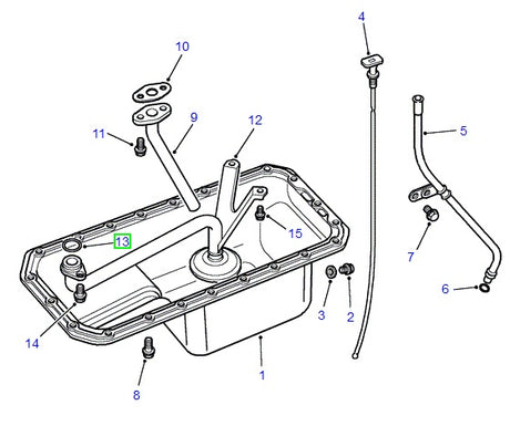 O Ring Oil Pick Up Pipe