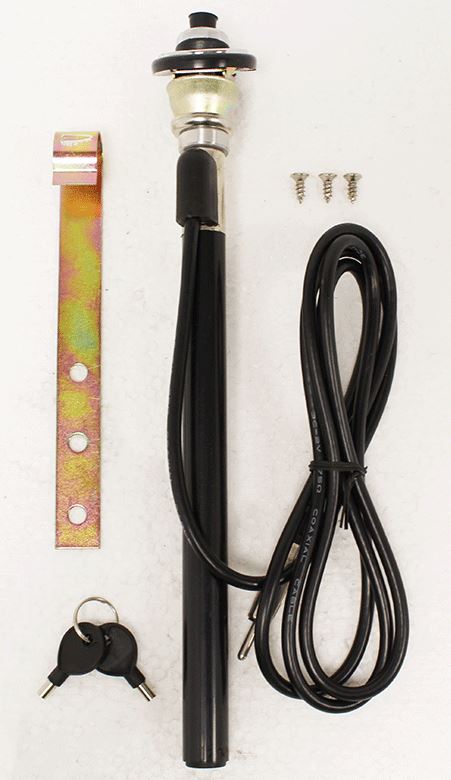 Radio aerial - with cable
