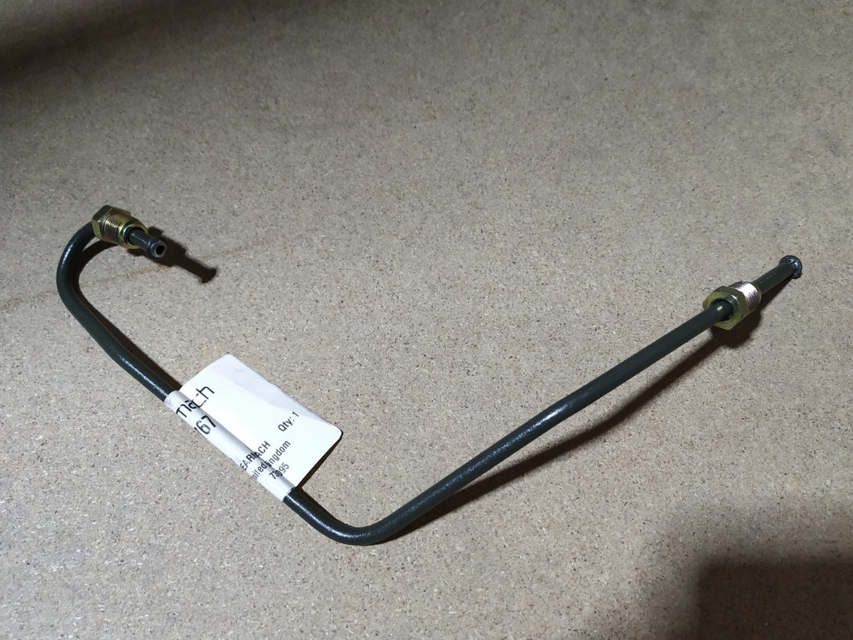 Brake Pipe - LH - Front Caliper to Flexi Hose - GENUINE LAND ROVER