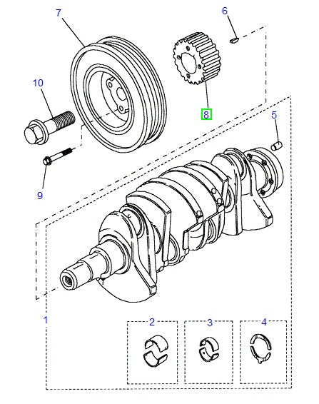 Gear - crankshaft