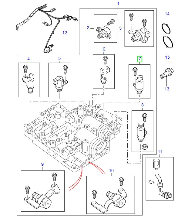 Solenoid - electronic pressure ctl