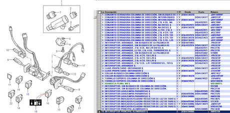 Switch Indicator Dip Horn