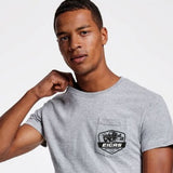 T-shirt with Pocket - Color Vigore Gray - Size S