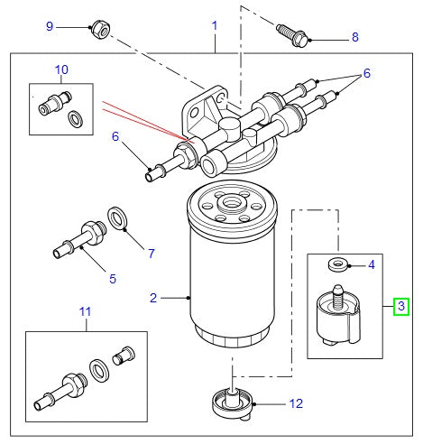 Water Sensor for Fuel Filter