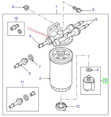 Water Sensor for Fuel Filter