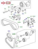Pulley - auxiliary drive - 4.4 m62 petrol - r3