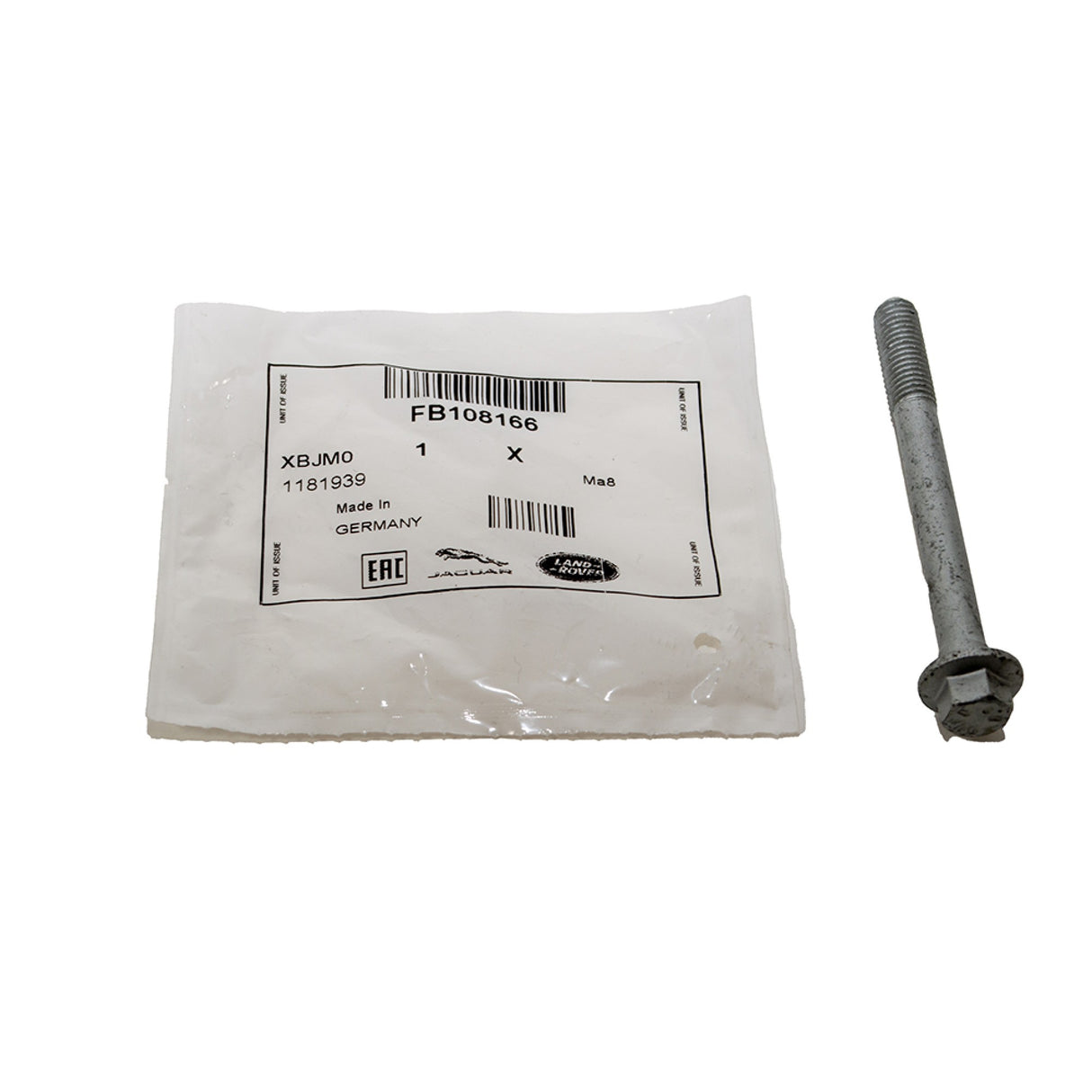 Vis à tête hexagonale M8x80 - Diverses utilisations - GENUINE LAND ROVER