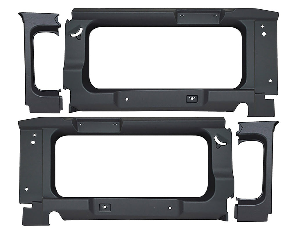 Land Rover Defender 90 Black Rear Window Surround Trim Kit With Cut Out