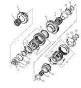 Synchro ring mainshaft
