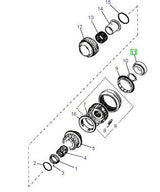 Taper roller bearing - GENUINE LAND ROVER