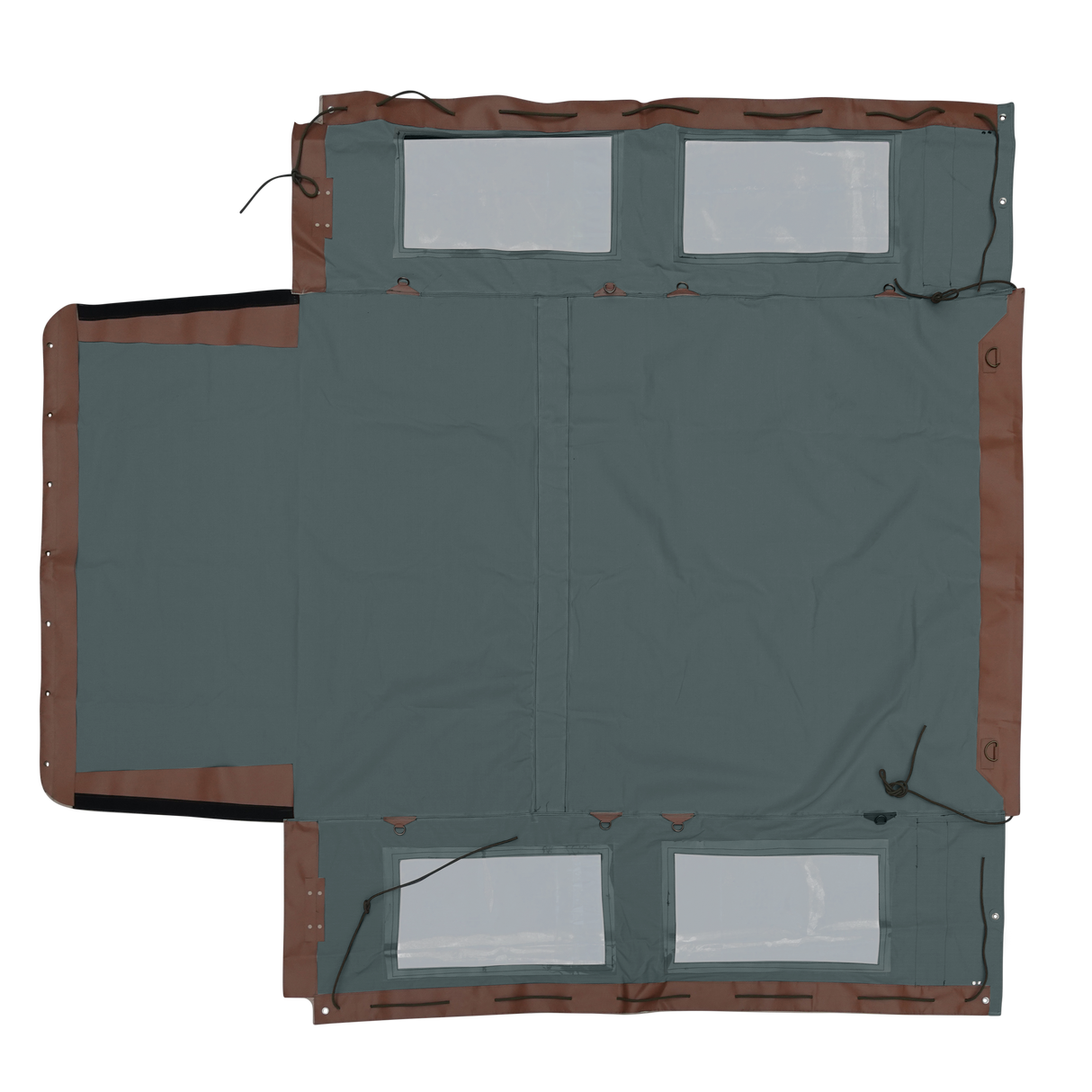 Hood With Side Windows and Blinds 109" / 110" - Blackstone