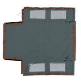 Hood With Side Windows and Blinds 109" / 110" - Blackstone