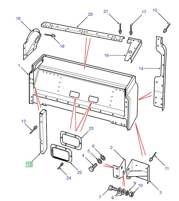 Left Reinforcement - Door Post