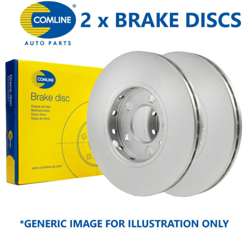 Solid Brake Disc - Rear - Pair - COMLINE