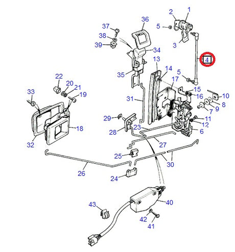 Control rod - AG PARTS