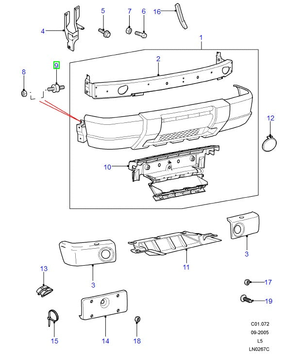 Mounting assy - d2