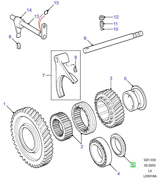 Nut - hex.