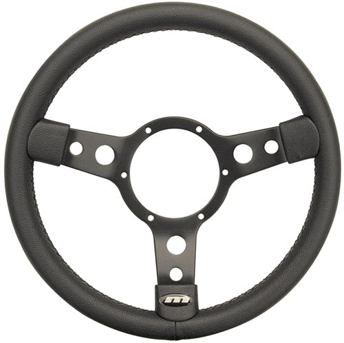 Mountney 14inches 3-Spoke Vinyl Replacement Steering Wheel - No Boss - Bea