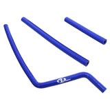 Silicone coolant hose kit in blue suitable for discovery 1 and defender 300tdi vehicles from(v)ma081992 (3 hose kit)