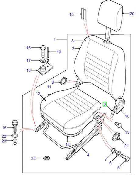 Seat Knob