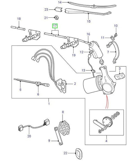 Wiper Rack Tube