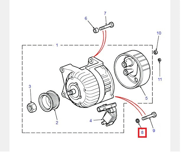 Alternator Washer (5 units)