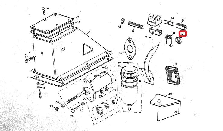 Clutch Pedal Bushing - SANTANA