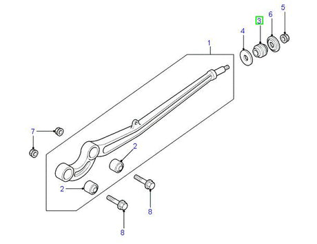Bush Radius Arm