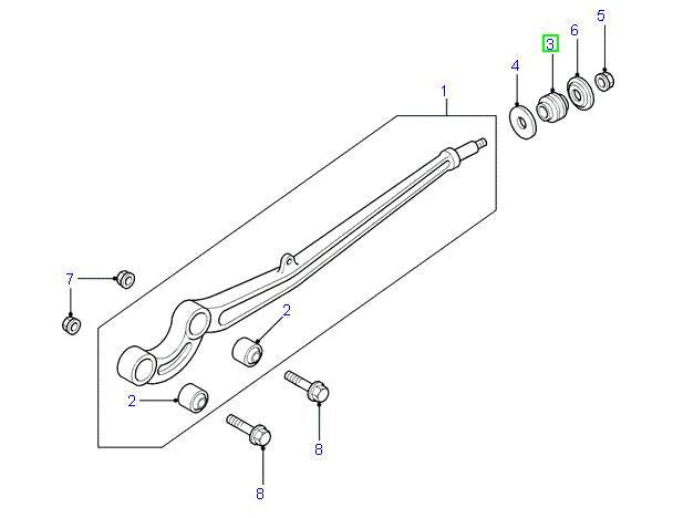 Bush Radius Arm - ALLMAKES 4X4
