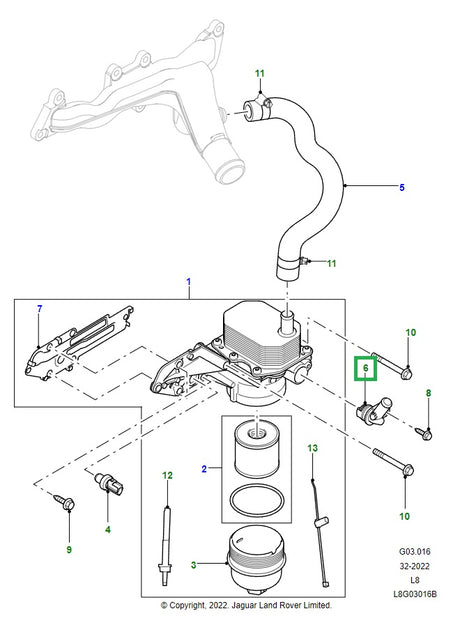 Connection - water outlet