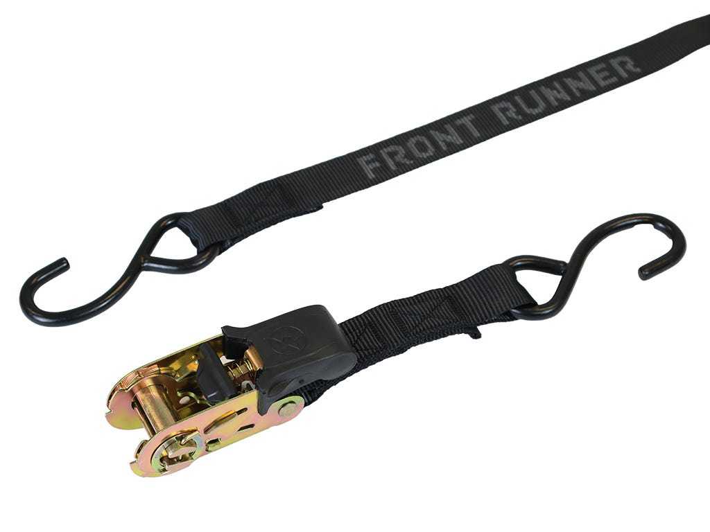 Correas de trinquete 25mm x 4m con ganchos