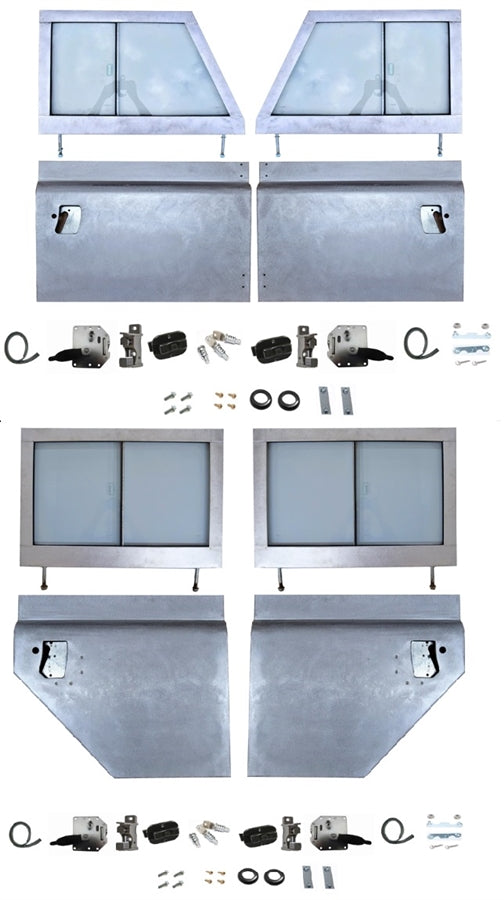 Door Conversion Kit - Front and Rear - Galvanized - AG PARTS